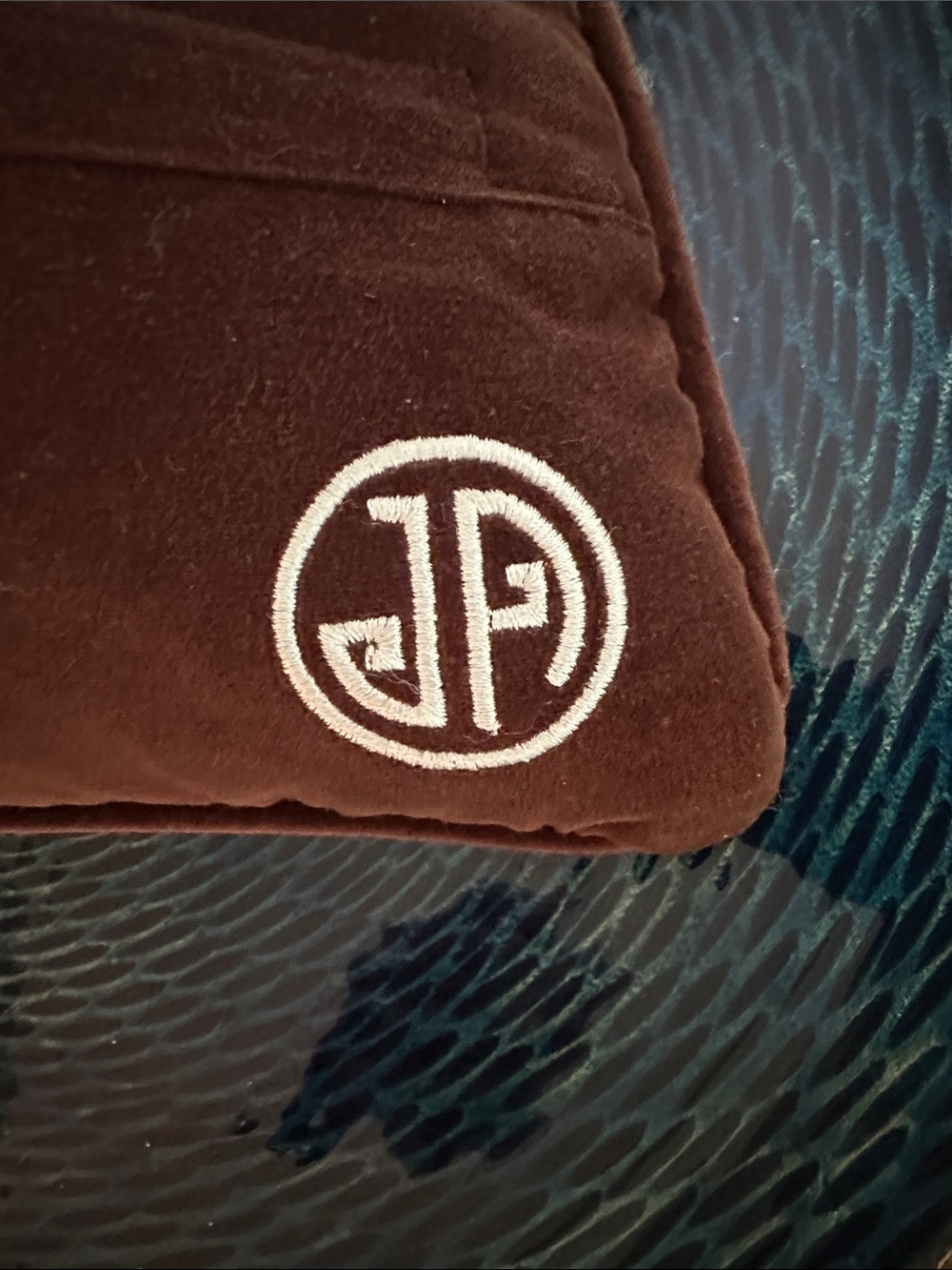 Jonathan Adler Multi Diamonds Bargello Pillow - Picture 3 of 6